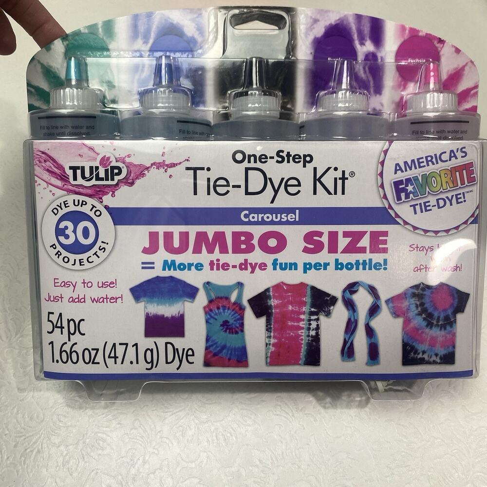 Tulip One Step Tie Dye Kit 54 pc Jumbo Size New Factory Sealed